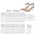 thumbnail image 5 of LOLIPPYY 3Pack Transparent Heels for Women with Elegant Design and Square Buckle, 5 of 5