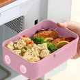 thumbnail image 4 of JZCHUNTOY Cute Cartoon Animal Double Layer Bento Lunch Box 1 Pack, Leak Proof Food Grade Reusable Food Container, Microwave Safe Portable Lunch Box for Work Picnic Travel and Daily Meal Prep, 4 of 6