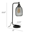 thumbnail image 4 of Elegant Designs Contemporary Home Office Metal Mesh Wire Shade Desk Lamp in Matte Black Finish, 4 of 11