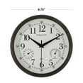 thumbnail image 5 of Mainstays 8.75" Indoor/Outdoor Antique Bronze Round Arabic Analog Wall Clock, 5 of 8