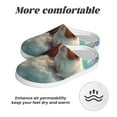 thumbnail image 6 of KLL Cloud Guinea Pig Pattern Adult Unisex Cozy Slippers,Fuzzy Slip-on Slippers TPR Sole Slippers Comfort Plush Home Footwear for Indoor & Outdoor-39/40, 6 of 7