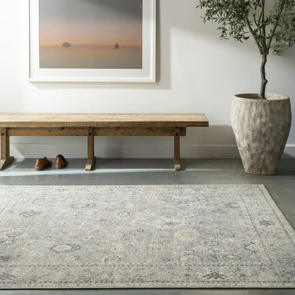 Livabliss x Becki Owens Davina Oriental Area Rug,7'10" x 10',Gray