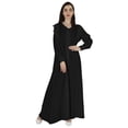 thumbnail image 1 of Bimba Abaya Islamic Prayer Dress With Hijab For Women'sFront Button PlacketMuslim Dress, 1 of 7