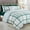 Plaid Emerald, variant on Elegant Comfort 8-Piece Lodge Plaid Reversible Comforter Set-All Season Bed in a Bag, 4-Piece Sheet Set Featuring Smart Pockets,King/California King, Emerald Green