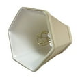 thumbnail image 4 of Royal Designs, Inc. Hexagon Bell Clip on Chandelier Shade CS-715BG-6, Beige, 3 x 5 x 4.5, Pack of 6, 4 of 5