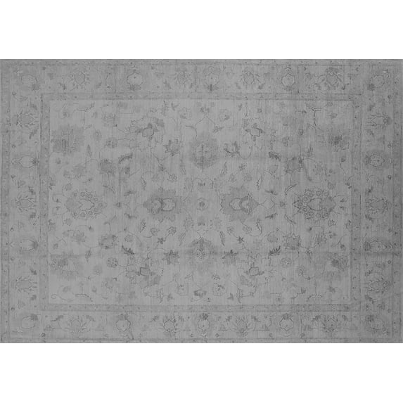 Ahgly Company Indoor Rectangle Oriental Gray Traditional Area Rugs, 2' x 5'