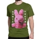 thumbnail image 3 of Camiseta informal de conejito rosa para hombres y mujeres, camisetas de algodón con cuello redondo, camiseta de manga corta con banda de rock punk de Sonic Youth, idea de regalo, 3 of 5