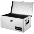 thumbnail image 3 of ARKSEN 20 Inch Heavy Duty Aluminum Diamond Plate Tool Box Chest Box Pick Up Truck Bed RV Trailer Toolbox Storage with Side Handle and Lock Keys - Silver, 3 of 4