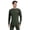 260gsm Dark Green, variant on Woolcano Men's 100% Merino Wool Thermal Base Layer Top, 260 GSM Long Sleeve Shirt for Hiking, Skiing and Cold Weather Activities