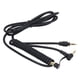 thumbnail image 5 of Cable adaptador de audio de 1,5 m AXU 3,5 mm 90 grados macho TRS a 3,5 mm macho con adaptador de 6,35 mm Cable adaptador estéreo, 5 of 8