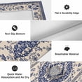 thumbnail image 6 of Navy Blue Boho Outdoor Rug for Patio/Deck/Porch, Non-Slip Large Area Rug 5 x 7 Ft, Ethnic Vintage Southwestern Geometric Indoor Outdoor Rugs Washable Area Rugs, Reversible Camping Rug Carpet Runner, 6 of 8
