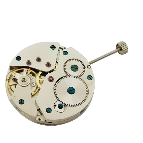Hand Winding 6498 Mechanical Watch Movement 17 Jewels Automatic Movement For 6498