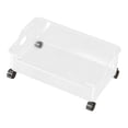 thumbnail image 1 of Organizador de Escritorio Archivador Bajo Mesa Carrito Móvil Caja Contenedor Almacenaje Plástico PP con Ruedas Adecuado para Oficina Biblioteca Aula, 1 of 7