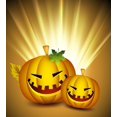 thumbnail image 2 of XDDJA Polyester Fabric Halloween Photography Backdrops Golden Pumpkin Shoot Background for Studio Props 5x7ft, 2 of 2