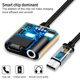 thumbnail image 2 of Tholdsy Convertidor de carga de auriculares 2 en 1 tipo C a conector de 3,5 mm, reemplazo de adaptador de audio USB tipo C para Mate 20 Pro Teléfono y Comunicación negro, 2 of 6
