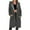 Dark Gray, variant on Ahdbta Womens Sweatshirt Jackets Zip Up Long Sleeve Oversized Hooded Outwears Solid Color Casual Loose Fitted Coats with Pockets