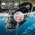 thumbnail image 4 of 4 Pods LED Rock Lights Kit Waterproof Underglow LED Neon Trail Rig Lights for Truck ATV Offroad Boat-Red, 4 of 10