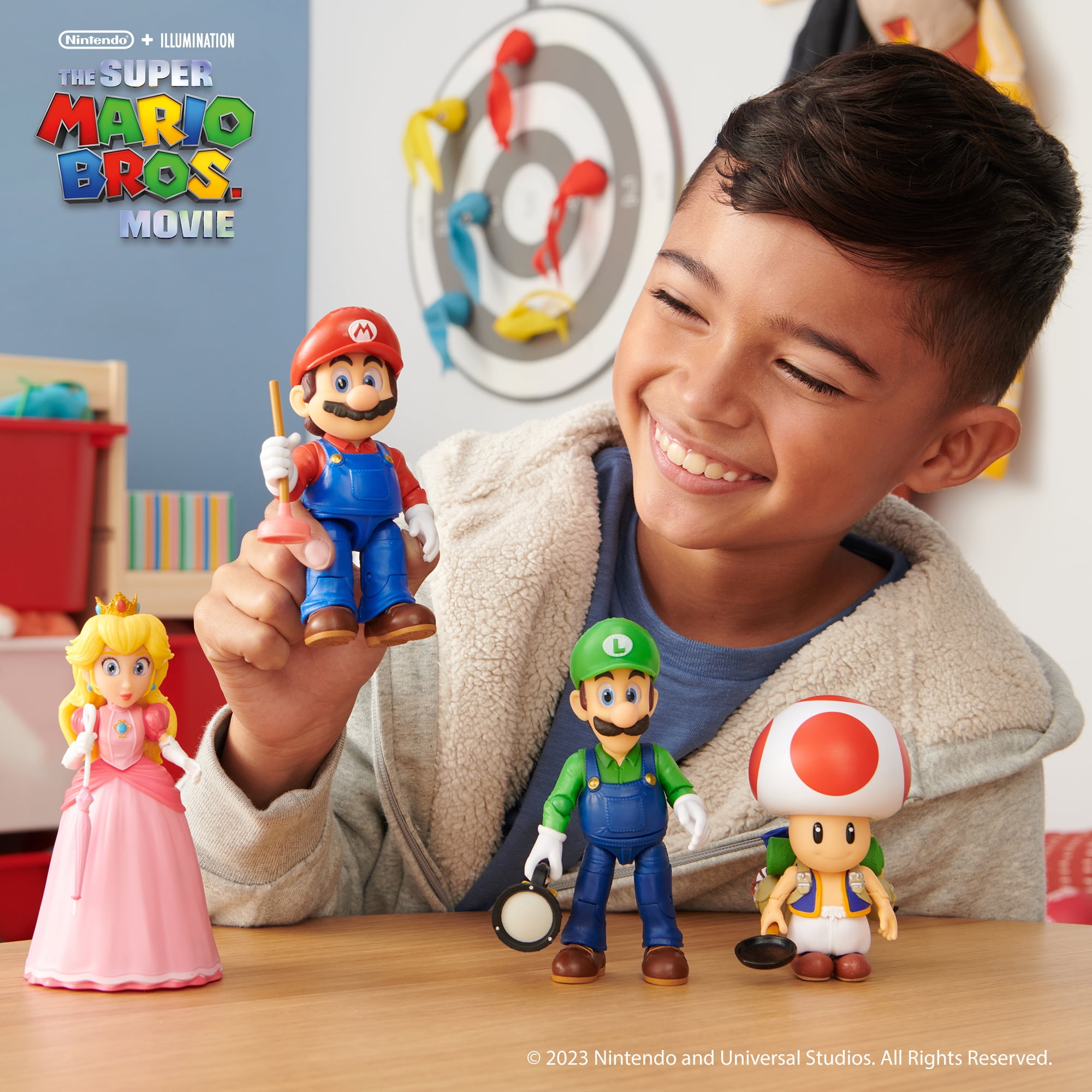  SUENOS 3 Pack Mario Movie Toys, Mario Movie Figures 5 inches  Tall, Mario Bros Action Figures Set,Mario Toys Perfect Kids Gifts. : Toys &  Games
