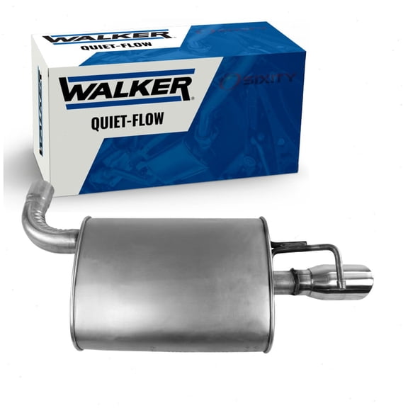 Walker Left Quiet-Flow Exhaust Muffler Assembly compatible with Ford Explorer 2.0L 3.5L L4 V6 2011-2015