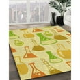 thumbnail image 2 of Ahgly Company Indoor Rectangle Patterned Orange Gold Area Rugs, 8' x 10', 2 of 6