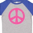 thumbnail image 4 of Inktastic Peace Sign Pink Retro Girls Toddler T-Shirt, 4 of 5