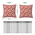 thumbnail image 6 of Wukai Strawberries Premium Polyester Fleece Pillow Covers with Hidden Zipper Closure,Luxuriously Soft and Durable-16"x16", 6 of 7
