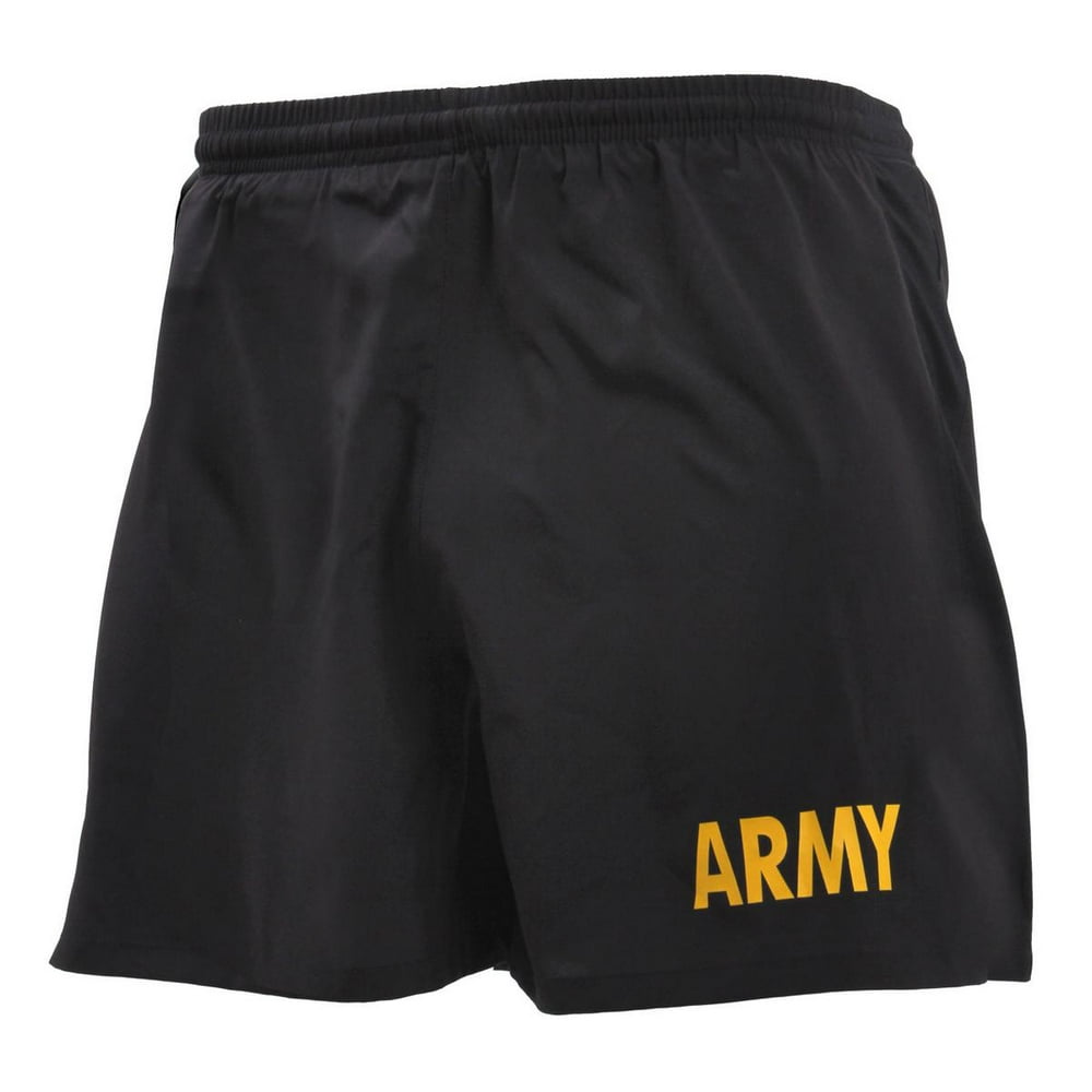 Rothco - Army Physical Training PT Shorts, Black, XL - Walmart.com ...