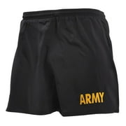 Army Physical Training PT Shorts, Black, XL