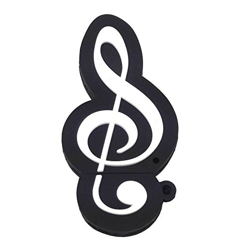 WooTeck 64GB Cartoon Music Note USB Falsh Drive Memory Stick