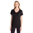 thumbnail image 5 of Hanes T-Shirt Col en V pour Femmes X-Temp, TG, Noir, 5 of 5
