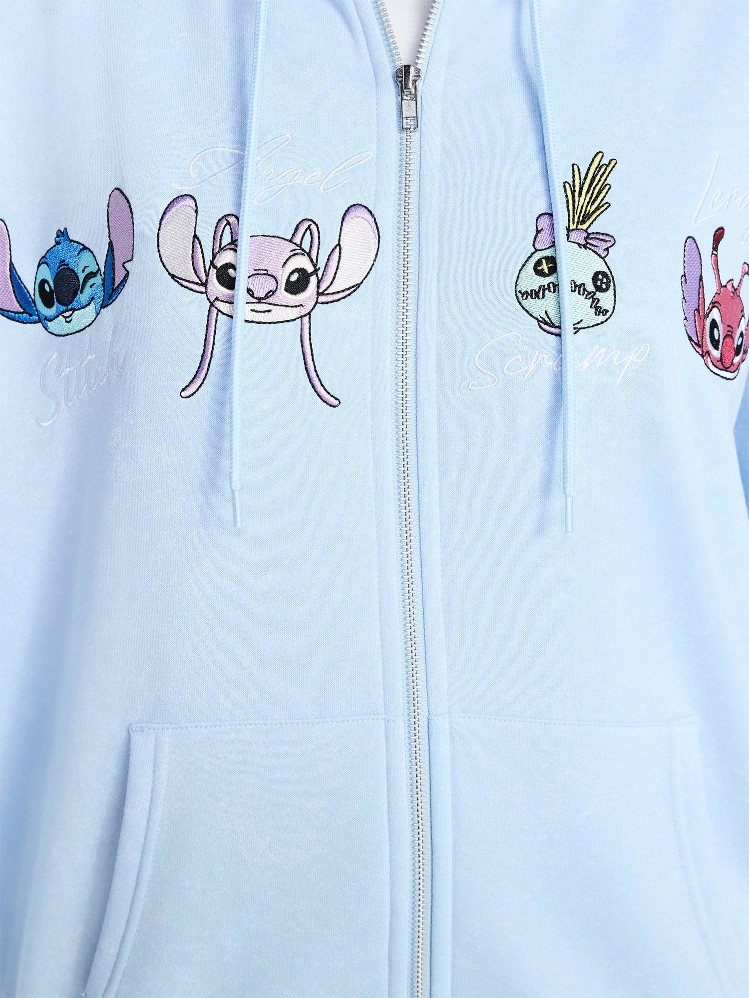 Stitch Womens AOP Zip Hoodie, Sizes 1X-4X