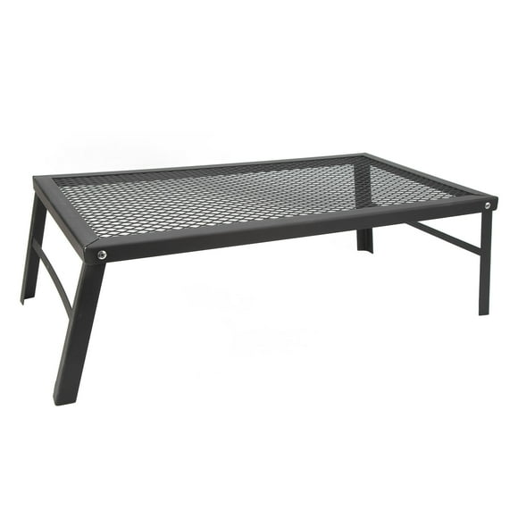 Portable Camping Grillwith Legs,Folding Campfire Grill Heavy Folding Campfire Grill Folding Camp Fire Rack Extended Durability