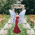 thumbnail image 4 of Purple Butterfly Themed Party Prop With Polyester Fabric For Wall Hanging And Photos, 4 of 6