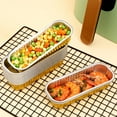 thumbnail image 4 of 1 Ensemble Moule à Gâteau Rectangulaire Qualité Alimentaire Résistant à la Chaleur Jetable Couleur Vive Compatible Micro-Ondes Polyvalent avec Couvercle Moule en Papier D\'aluminium Rectangle Contenant de Cuisson Fournitures de Cuisine, 4 of 8