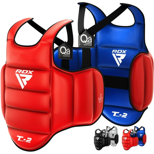 RDX TKD Chest Guard Body Protector Martial Arts Reversible Rib Shield