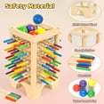 thumbnail image 3 of 2 in 1 Montessori Game Wooden Board Game, Colorful Wooden Sticks Dice Game Math Educational Toys For 3 4 5 6 Years Old, Fine Motor Skills Game & Counting Toy Family Game Travel Game Gifts For Kids, 3 of 8