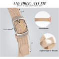 thumbnail image 3 of Braided Belt Stretch Belt for Men and Women Multicolored Woven Golf Belt Elastic Jean Belts, 3 of 5