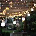 thumbnail image 5 of SAFAVIEH Farrynn 10-Light G40 Black Metal Outdoor String Light, 5 of 7