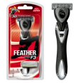 thumbnail image 1 of Rastrillo de Afeitar Feather F3 con Cabezal Pivotante de 3 Cuchillas, 1 of 7