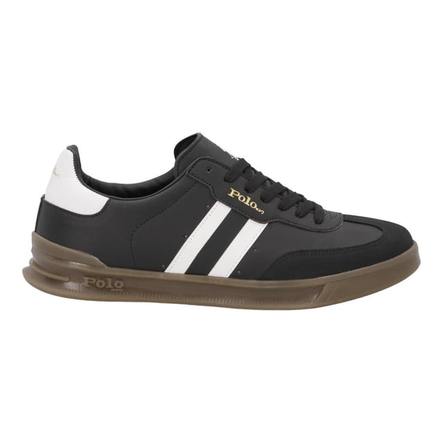 Tenis Polo HPC Hombre Urbano Comodo Casual Durable negro 25