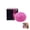 Pink, variant on Fuzz Ball Squishy Stress Ball, Soft with Smiley Face for Anxiety Relief, Sensory Squishy Ball for Adults, Hot Pink(Green)