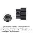 thumbnail image 3 of Unique Bargains 8mm Aperture 20T Mod 1 45# Steel Spur Diff Differential Motor Pinion Gear, 3 of 5