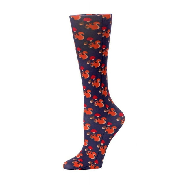 Cutieful Therapeutic Sheer 8-15 mmHg Compression Hosiery - Squirrels