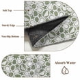 thumbnail image 6 of Sage Green Round Area Rug 5Ft Washable Circle Rugs for Living Room Bedroom, Retro Abstract Morocco Geometric Texture Non-Slip Carpet Floor Mats Indoor Outdoor Carpet Runner Aesthetic Home Decor, 6 of 8
