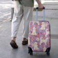 thumbnail image 3 of Goldendoodle Dog and Flower Floral Luggage Cover Fashion Suitcase Cover Baggage Covers Fit 25-28 Inch Luggage (Go Travel), 3 of 5