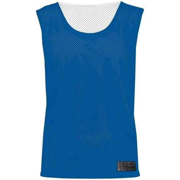 ASI 9717.280.2XL Adult Mesh Reversible Pinnie Top, Royal & White - 2XL