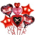 thumbnail image 1 of Globos De Lámina De Corazón De Amor, Kit De Decoración De Globos Rojos Reutilizables Globos De Helio De Aire Para El Día De San Valentín Propuesta De Compromiso De Aniversario De Boda Muyoka Hogar, 1 of 6