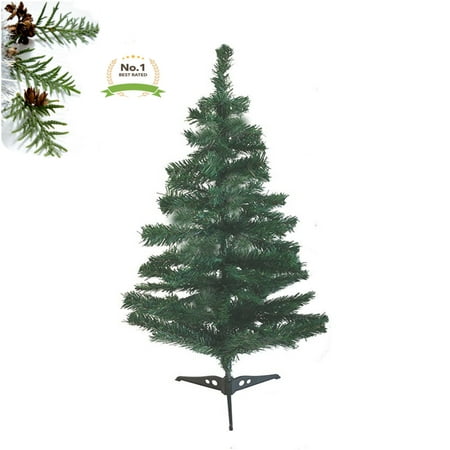Unique Imports Prestige Spruce Artificial Pine Christmas Tree with Stand 4 FT. Eco Friendly Xmas Holiday Decoration - Our Plushest