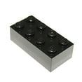 thumbnail image 1 of LEGO Parts and Pieces: Black 2x4 Brick x50, 1 of 2