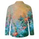 thumbnail image 5 of Moda mujer estampado Casual manga larga Turndown Collar botón camisa Tops Fridja  bvmnju7650, 5 of 5